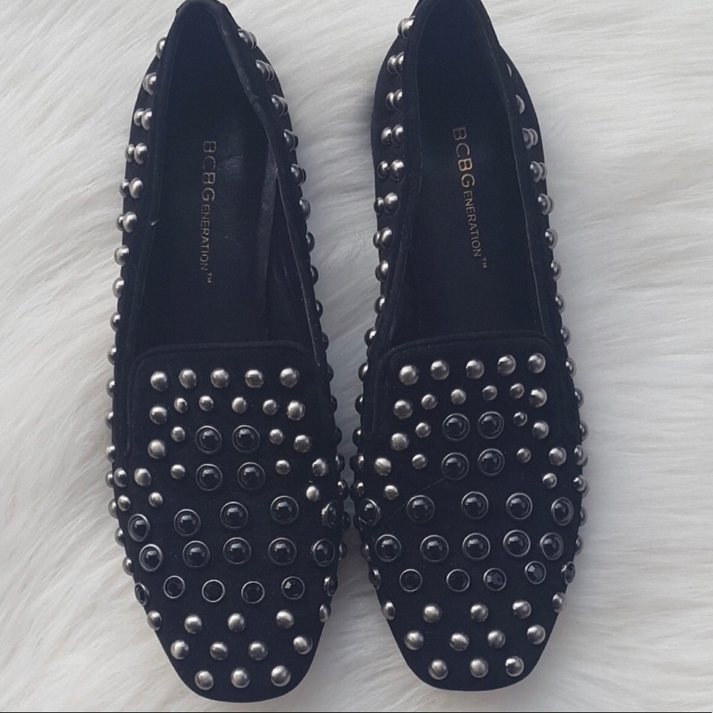 Studded Loafers